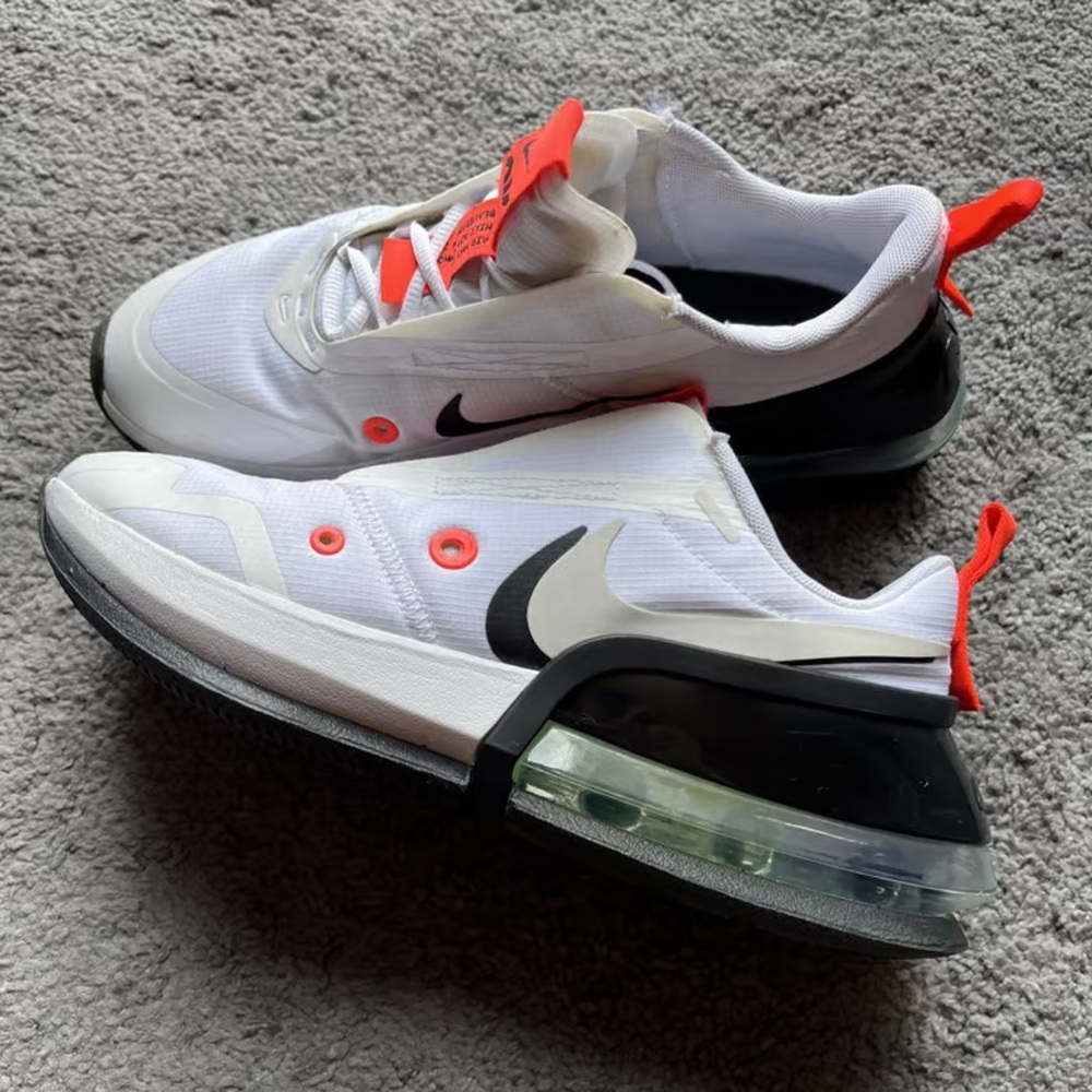 Nike White and Red Air Max Sneakers